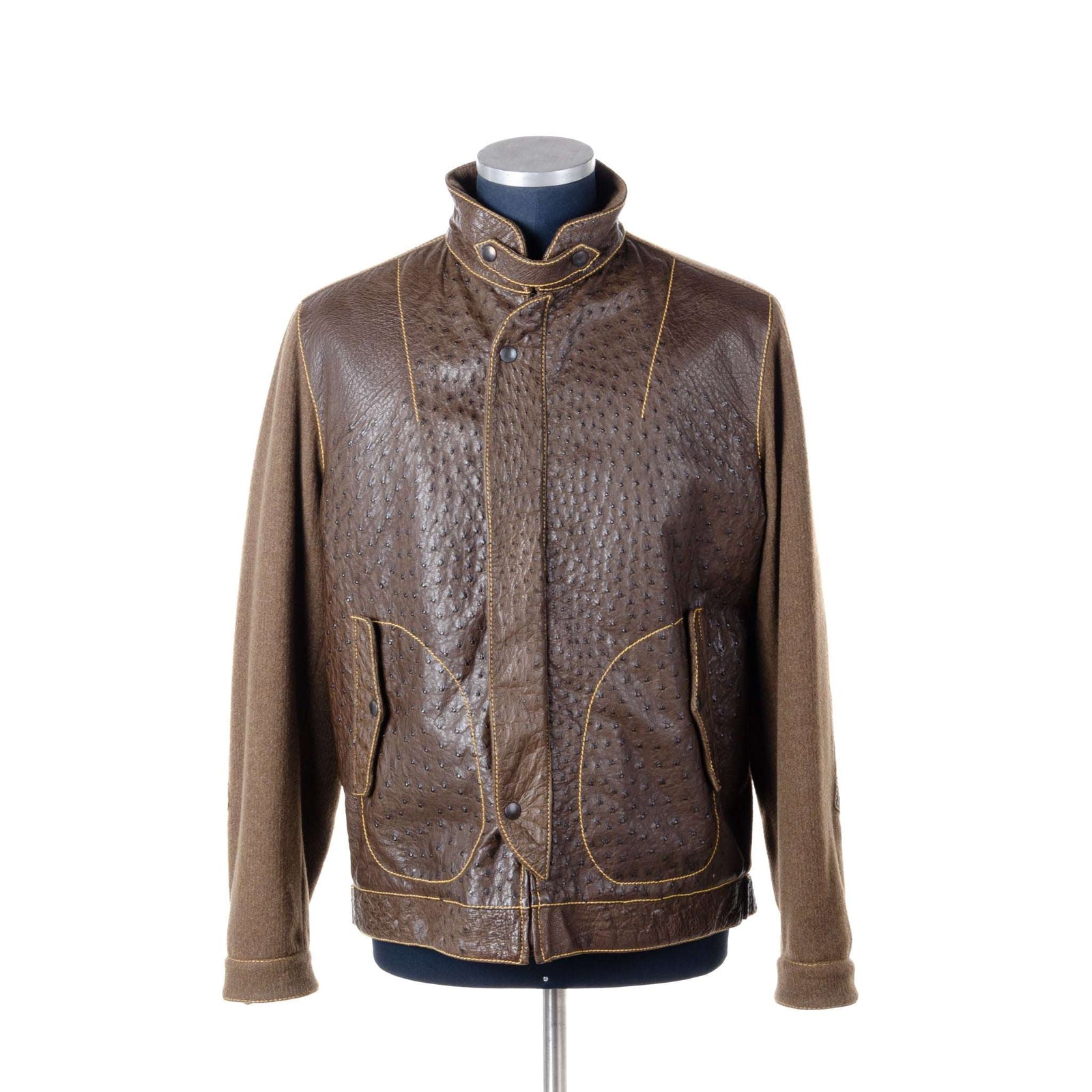 Ostrich skin jacket price best sale